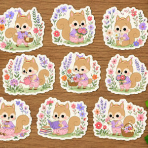 stickers écureuil