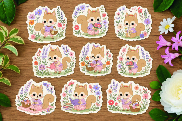 stickers écureuil